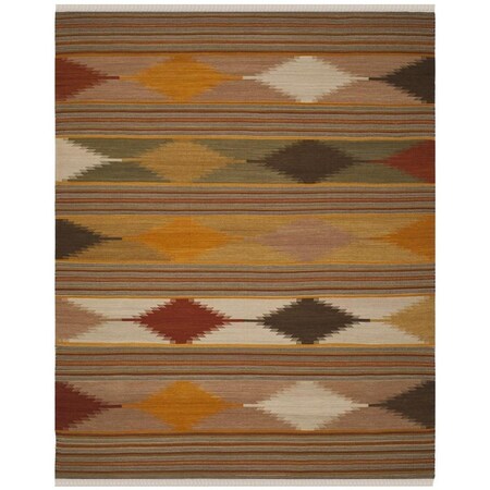 Safavieh Kilim Hand Woven Flat Weave Rectangle Area Rug Natural & Multi Color - 10 x 14 ft. NVK175A-10